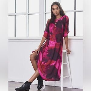 Anthropologie Dresses | NorBlack NorWhite Lysandra Tie-dye Maxi Dress 2XL